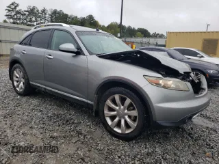 2007 Infiniti FX35 with VIN JNRAS08WX7X204829, listed as a Copart auction lot 71669554 with 189,643 mi miles and Salvage Title. Bid and sale history available at carsss.com. Image 4.