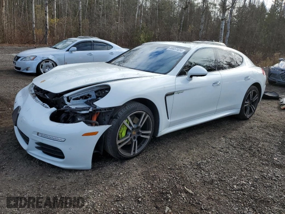 2014 Porsche Panamera S E-Hybrid z VIN WP0AD2A77EL044874, wystawiony jako Copart lot #80657424 z przebiegiem 73 809 mil mil oraz Szkody całkowita. Historia ofert i sprzedaży dostępna na DreamBid. Obrazek 1.