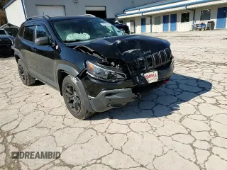 2021 Jeep Cherokee Trailhawk with VIN 1C4PJMBX6MD110109, listed as a Copart auction lot 45343445 with 93,124 mi miles and Salvage title. Bid and sale history available at DreamBid. Image 12.
