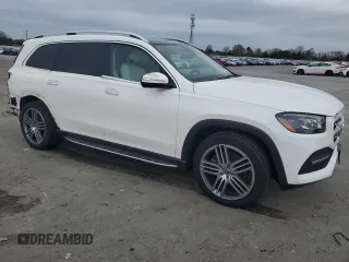 2021 Mercedes-Benz GLS 450 with VIN 4JGFF5KE7MA329482, listed as a Copart auction lot 51174055 with 83,603 mi miles and Salvage Title. Bid and sale history available at DreamBid. Image 4.