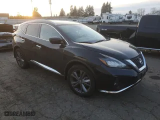 2020 Nissan Murano Platinum with VIN 5N1AZ2DS4LN147944, listed as a Copart auction lot 87850835 with 0 mi miles and Salvage Title. Bid and sale history available at carsss.com. Image 4.