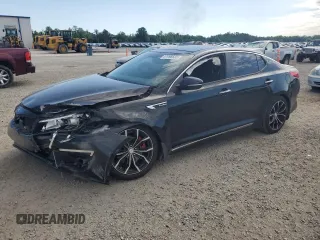 2014 Kia Optima SXL Turbo with VIN 5XXGR4A67EG298938, listed as a Copart auction lot 57996685 with 123,021 mi miles and Salvage title. Bid and sale history available at DreamBid. Image 1.