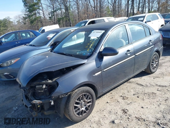 2009 Hyundai Accent Auto GLS with VIN KMHCN46C79U286647, listed as a IAAI auction lot 41748009 with 154,492 mi miles. Bid and sale history available at carsss.com. Image 2.