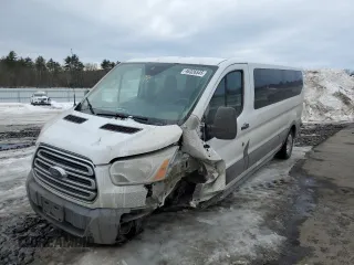 2015 Ford Transit XL with VIN 1FBZX2YM8FKA54542, listed as a Copart auction lot 46326545 with 98,306 mi miles and Salvage Title. Bid and sale history available at DreamBid. Image 1.
