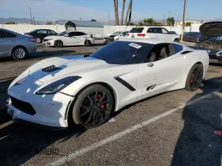2017 Chevrolet Corvette 1LT with VIN 1G1YB2D79H5104395, listed as a Copart auction lot 45605385 with 41,792 mi miles and Salvage Title. Bid and sale history available at carsss.com. Image 1.
