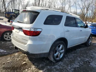 2013 Dodge Durango Citadel with VIN 1C4RDJEG0DC559608, listed as a Copart auction lot 45303005 with 176,638 mi miles and Salvage Title. Bid and sale history available at carsss.com. Image 3.