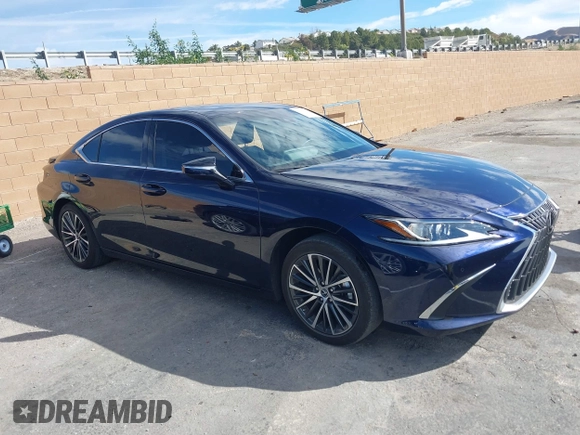 2023 Lexus ES with VIN 58ADA1C12PU034148, listed as a IAAI auction lot 41600165 with 40,164 mi miles. Bid and sale history available at carsss.com. Image 1.