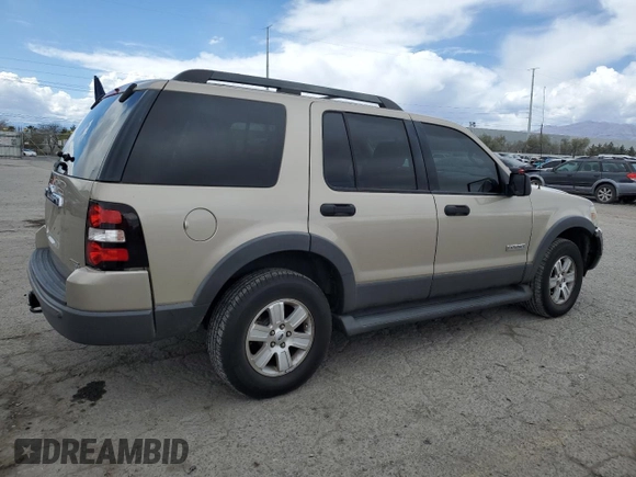 2006 Ford Explorer XLT with VIN 1FMEU73836UB23499, listed as a Copart auction lot 51801175 with 132,907 mi miles and Salvage Title. Bid and sale history available at carsss.com. Image 3.