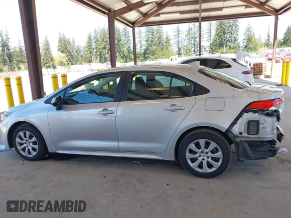 2021 Toyota Corolla LE with VIN 5YFEPMAE7MP208536, listed as a IAAI auction lot 42057509 with 58,522 mi miles and . Bid and sale history available at DreamBid. Image 15.