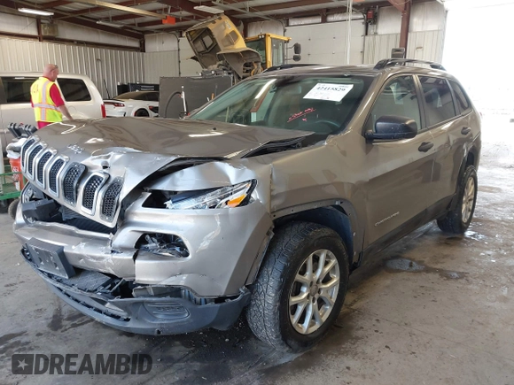 2017 Jeep Cherokee Sport with VIN 1C4PJMAB2HW537884, listed as a IAAI auction lot 42415829 with 89,451 mi miles and . Bid and sale history available at DreamBid. Image 18.