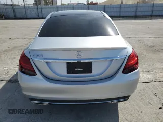 2021 Mercedes-Benz C 300 with VIN W1KWF8DB9MR605631, listed as a Copart auction lot 46062995 with 23,165 mi miles and Salvage Title. Bid and sale history available at carsss.com. Image 6.