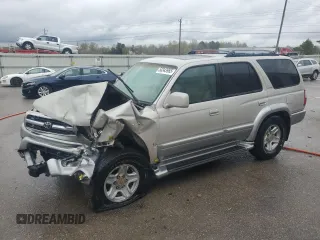 1999 Toyota 4Runner Limited with VIN JT3GN87R2X0108802, listed as a Copart auction lot 50343965 with Not Provided miles and Salvage Title. Bid and sale history available at DreamBid. Image 1.