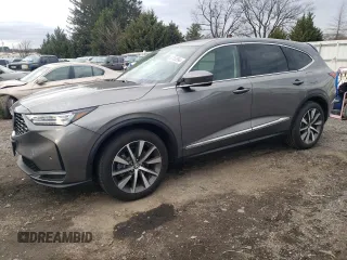 2025 Acura MDX Technology с VIN 5J8YE1H42SL002773, выставлен на аукционе Copart как лот 87153994 с пробегом 3 197 миль миль и Списание • Salvage title. История ставок и продаж доступна на DreamBid. Изображение 1.