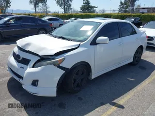 2009 Toyota Corolla XRS with VIN 1NXBE40E89Z103410, listed as a IAAI auction lot 41839013 with 206,651 mi miles. Bid and sale history available at carsss.com. Image 18.