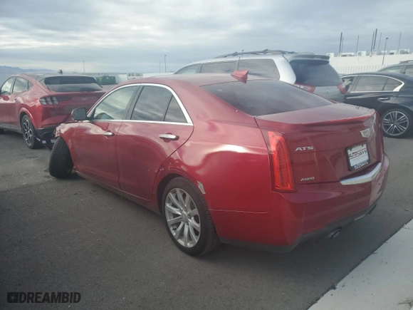 2017 Cadillac ATS Sedan Performance Collection AWD with VIN 1G6AJ5SS2H0200020, listed as a Copart auction lot 46167095 with 29016 miles and Clean Title. Bid and sale history available at carsss.com. Image 2.