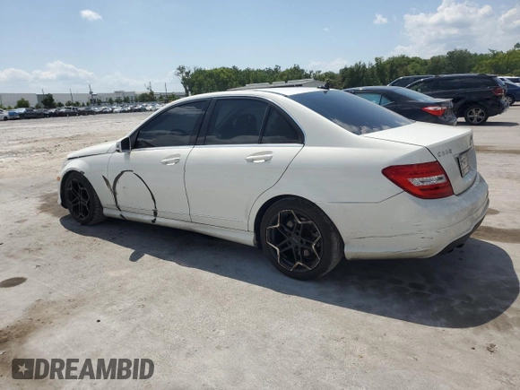 2012 Mercedes-Benz C-Class C 300 Sport with VIN WDDGF8BB6CR230271, listed as a Copart auction lot 53826345 with 141,891 mi miles and Salvage Title. Bid and sale history available at carsss.com. Image 2.
