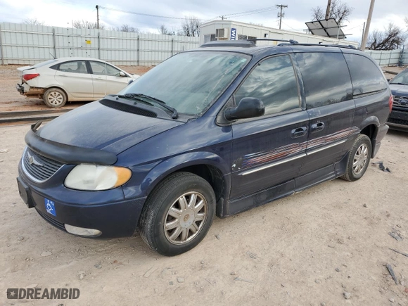 2003 Chrysler Town & Country Limited with VIN 2C8GP64L73R355676, listed as a Copart auction lot 47006925 with 98,541 mi miles and Clean Title. Bid and sale history available at carsss.com. Image 1.