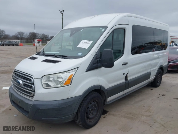 2015 Ford Transit Wagon XL with VIN 1FBZX2CM4FKA99758, listed as a IAAI auction lot 41563661 with 147,574 mi miles. Bid and sale history available at carsss.com. Image 22.