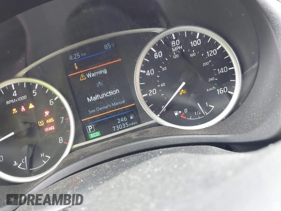 2019 Nissan Sentra SV with VIN 3N1AB7AP7KY230875, listed as a IAAI auction lot 41858439 with 73,035 mi miles and . Bid and sale history available at DreamBid. Image 16.
