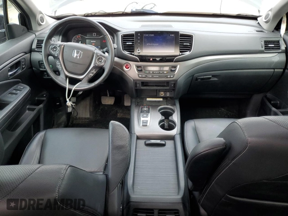 2022 Honda Ridgeline RTL-E with VIN 5FPYK3F79NB010478, listed as a Copart auction lot 60486525 with 53,029 mi miles and Salvage title. Bid and sale history available at DreamBid. Image 8.