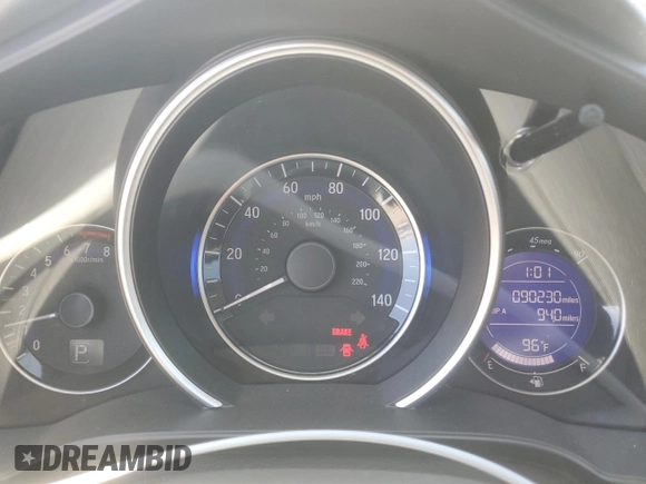 2015 Honda Fit EX-L with VIN 3HGGK5H89FM735910, listed as a Copart auction lot 63123735 with 90,230 mi miles and Salvage title. Bid and sale history available at DreamBid. Image 9.
