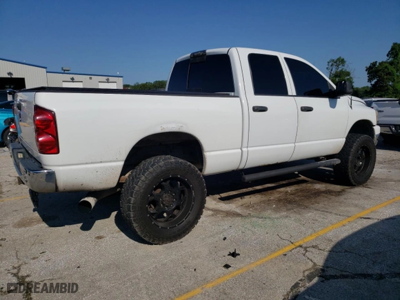 2007 Dodge Ram 2500 Laramie with VIN 1D7KS28A37J596405, listed as a Copart auction lot 62350364 with 451,830 mi miles and Clean Title. Bid and sale history available at carsss.com. Image 3.
