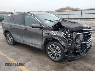 2020 GMC Terrain SLT with VIN 3GKALVEX9LL131034, listed as a IAAI auction lot 41487511 with 59,412 mi miles. Bid and sale history available at carsss.com. Image 1.