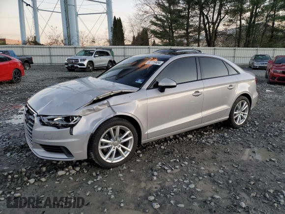2015 Audi A3 Premium with VIN WAUAJGFF4F1052589, listed as a Copart auction lot 82726604 with 89,119 mi miles and Salvage title. Bid and sale history available at DreamBid. Image 1.
