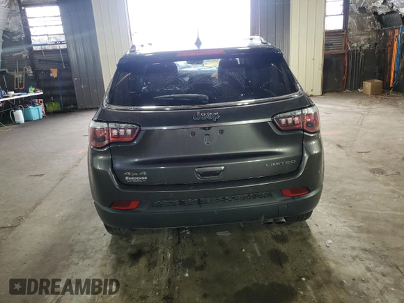 2019 Jeep Compass Limited z VIN 3C4NJDCB1KT594322, wystawiony jako Copart lot #60904585 z przebiegiem 65 432 mil mil oraz Szkoda całkowita • Salvage title. Historia ofert i sprzedaży dostępna na DreamBid. Obrazek 6.