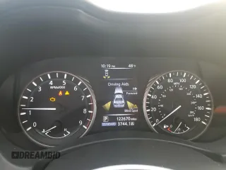 2018 Infiniti Q50 3.0t LUXE with VIN JN1EV7AP5JM353889, listed as a Copart auction lot 43431985 with 122,670 mi miles and Salvage Title. Bid and sale history available at carsss.com. Image 9.