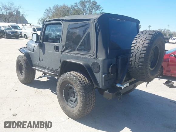 2003 Jeep Wrangler X with VIN 1J4FA39S03P314685, listed as a IAAI auction lot 41649741 with 119,924 mi miles. Bid and sale history available at carsss.com. Image 3.