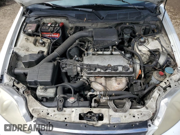 2000 Honda Civic LX with VIN 2HGEJ6677YH546801, listed as a Copart auction lot 55528945 with 224,812 mi miles and Salvage Title. Bid and sale history available at DreamBid. Image 11.