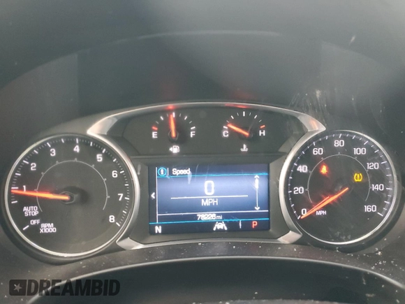2020 GMC Terrain SLE with VIN 3GKALMEV5LL177078, listed as a Copart auction lot 43009745 with 78,226 mi miles and Salvage Title. Bid and sale history available at DreamBid. Image 9.