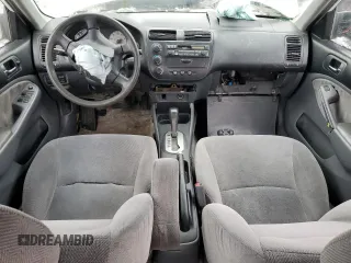 2002 Honda Civic LX with VIN 1HGES16552L081993, listed as a Copart auction lot 67070564 with Not Provided miles and Salvage Title. Bid and sale history available at DreamBid. Image 8.