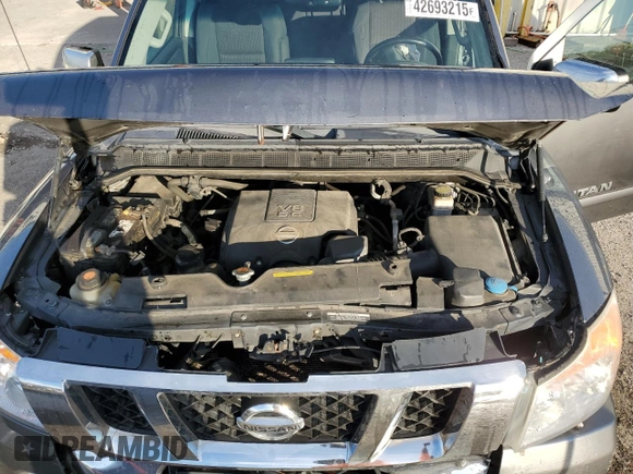 2013 Nissan Titan SL with VIN 1N6BA0EC0DN304864, listed as a Copart auction lot 42693215 with 126,047 mi miles and Salvage Title. Bid and sale history available at DreamBid. Image 11.