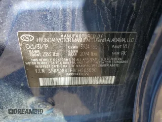 2020 Hyundai Elantra SEL z VIN 5NPD84LF8LH563080, wystawiony jako Copart lot #50217035 z przebiegiem 59 805 mil mil oraz Czysty tytuł • Clean title. Historia ofert i sprzedaży dostępna na DreamBid. Obrazek 12.