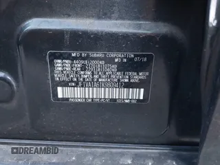 2019 Subaru WRX z VIN JF1VA1A61K9809412, wystawiony jako IAAI lot #41859154 z przebiegiem 24 260 mil mil oraz . Historia ofert i sprzedaży dostępna na DreamBid. Obrazek 9.