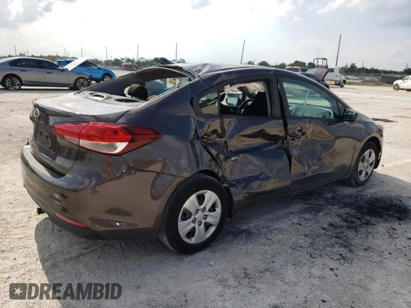 2017 Kia Forte LX with VIN 3KPFK4A78HE157754, listed as a Copart auction lot 55534744 with 96,113 mi miles and Salvage Title. Bid and sale history available at carsss.com. Image 3.