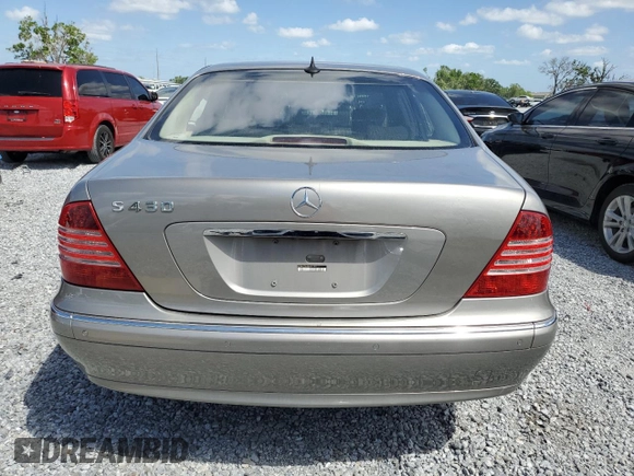 2003 Mercedes-Benz S 430 z VIN WDBNG70J93A351831, wystawiony jako Copart lot #52706965 z przebiegiem Nie podano mil oraz Nie do naprawy • Non repairable. Historia ofert i sprzedaży dostępna na DreamBid. Obrazek 6.