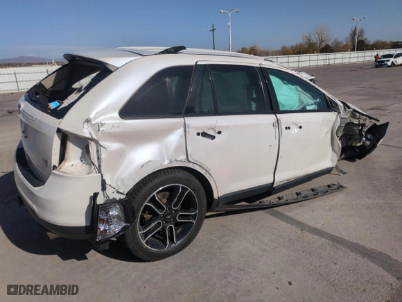 2013 Ford Edge SEL with VIN 2FMDK4JC7DBA05031, listed as a Copart auction lot 52178415 with 0 mi miles and Salvage Title. Bid and sale history available at carsss.com. Image 3.