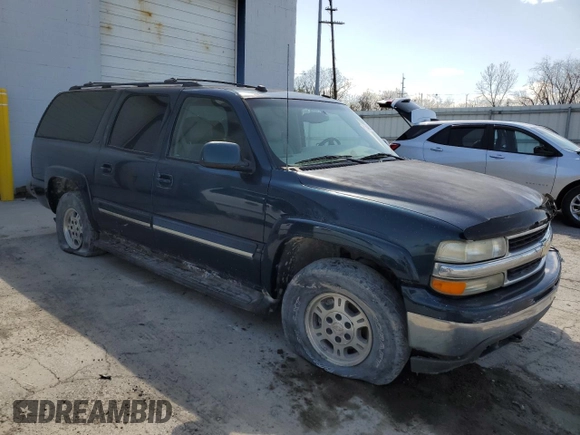 2005 Chevrolet Suburban Z71 with VIN 3GNFK16Z05G142794, listed as a Copart auction lot 52546295 with 0 mi miles and Salvage Title. Bid and sale history available at carsss.com. Image 4.