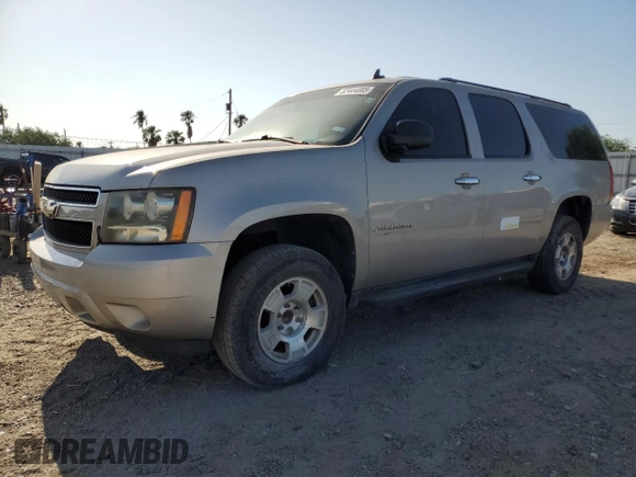 2008 Chevrolet Suburban 2LT with VIN 3GNFC16048G242593, listed as a Copart auction lot 52444085 with 205,159 mi miles and Salvage title. Bid and sale history available at DreamBid. Image 1.