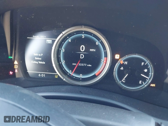 2016 Lexus GS 350 with VIN JTHBZ1BLXGA003499, listed as a IAAI auction lot 41576053 with 33,377 mi miles. Bid and sale history available at carsss.com. Image 7.