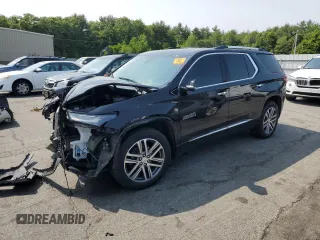 2023 Chevrolet Traverse High Country with VIN 1GNEVNKW3PJ268042, listed as a Copart auction lot 59886105 with Not provided miles and Salvage title. Bid and sale history available at DreamBid. Image 1.