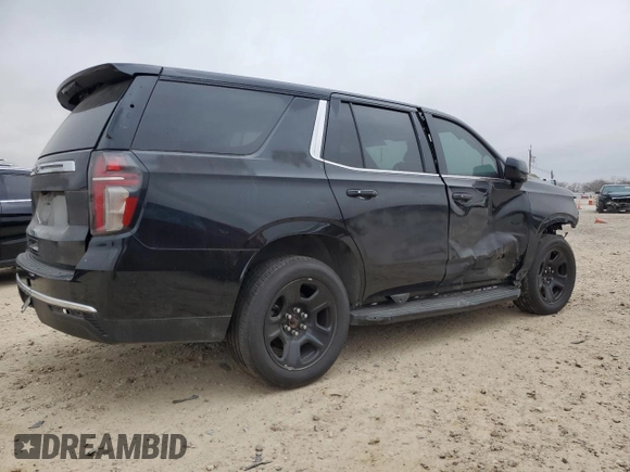 2021 Chevrolet Tahoe with VIN 1GBSCLED9MR295344, listed as a Copart auction lot 44153235 with Not provided miles and Clean title. Bid and sale history available at DreamBid. Image 3.
