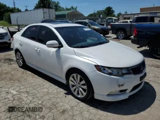 2013 Kia Forte SX with VIN KNAFW4A36D5720854, listed as a Copart auction lot 58159604 with 76,452 mi miles and Salvage Title. Bid and sale history available at carsss.com. Image 4.