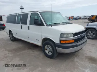 2005 Chevrolet Express Passenger with VIN 1GAHG39U051110188, listed as a IAAI auction lot 41793268 with 245,267 mi miles and . Bid and sale history available at DreamBid. Image 1.