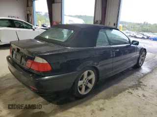 2004 BMW 3 Series 325Ci with VIN WBABW33414PL29467, listed as a Copart auction lot 72892674 with 90,432 mi miles and Salvage Title. Bid and sale history available at carsss.com. Image 3.
