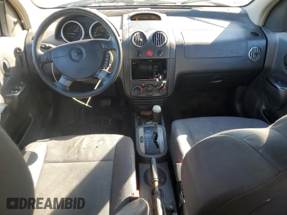 2006 Chevrolet Aveo LT z VIN KL1TG56616B622337, wystawiony jako Copart lot #41756105 z przebiegiem 243 187 mil mil oraz Szkoda całkowita • Salvage title. Historia ofert i sprzedaży dostępna na DreamBid. Obrazek 8.