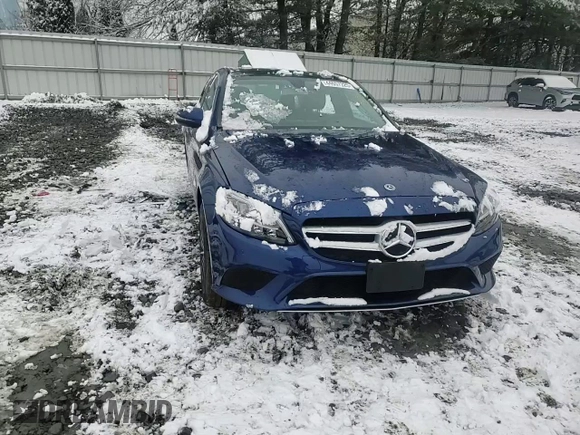 2020 Mercedes-Benz C 300 with VIN W1KWF8EB6LR589501, listed as a Copart auction lot 44657325 with 45,383 mi miles and Salvage Title. Bid and sale history available at DreamBid. Image 10.